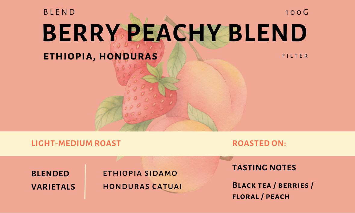 Rly Coffee - Berry Peachy Blend Coffee Beans [100g]