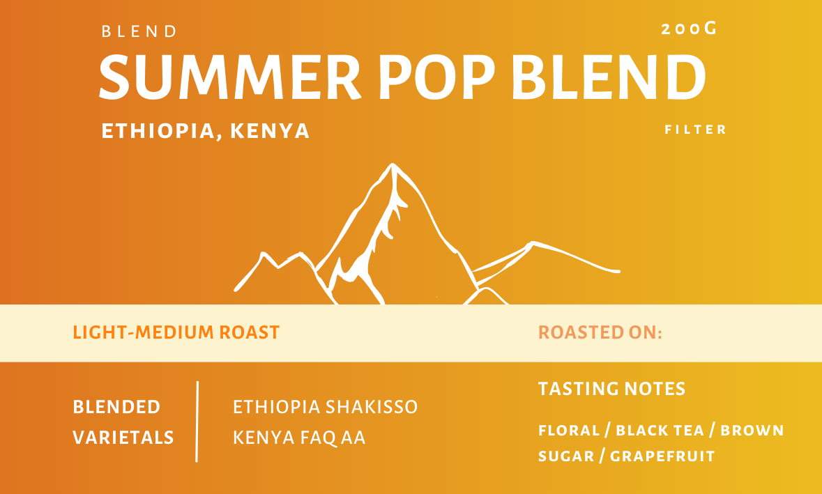 Rly Coffee - Summer Pop Blend Coffee Beans [200g][200g]