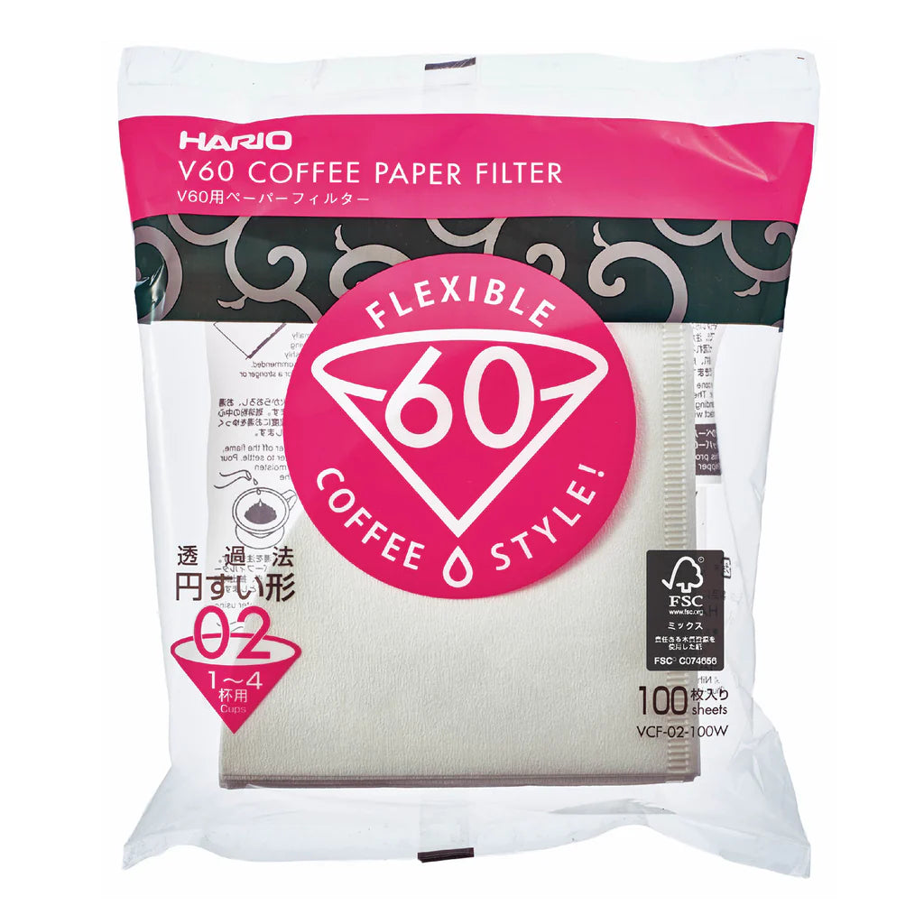 Hario V60 Coffee Paper Filter 02 [White] (Copy)